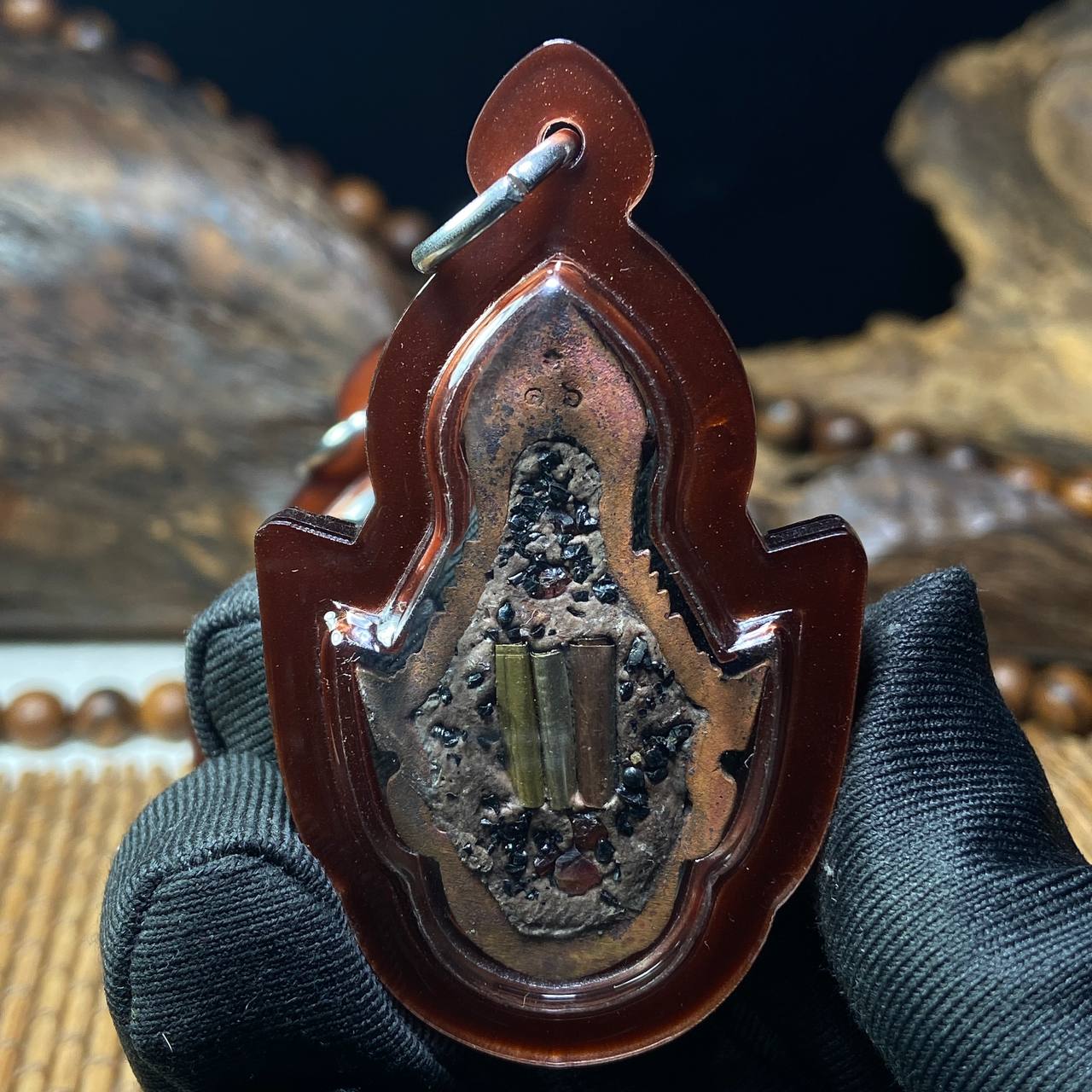 LP PAKSIT龙婆帕喜佛历2563鲁士（褐色亚克力防水壳）
 | Jin Thai Fo Pai