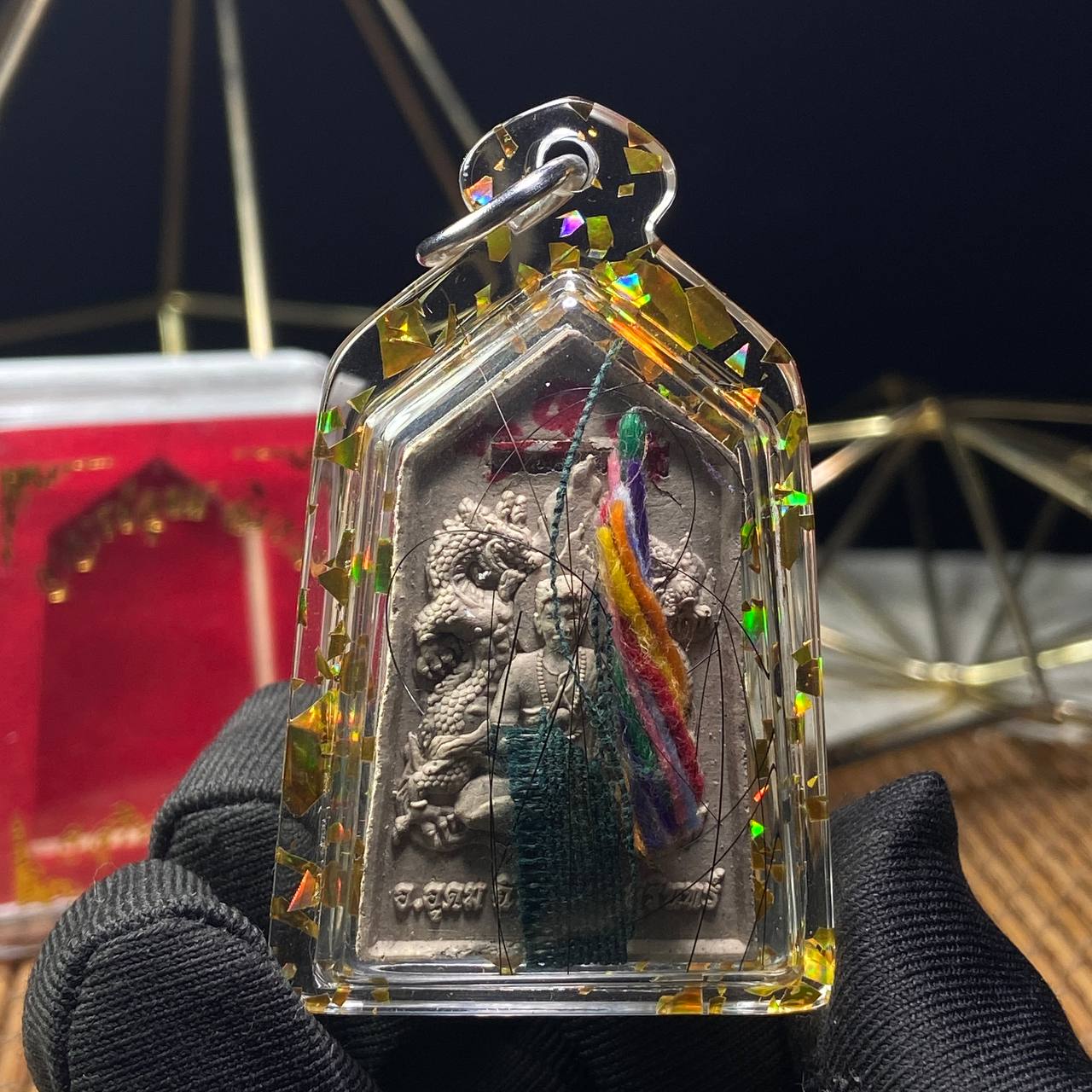 阿赞拜十世转生佛粉圣物・双龙守财 — Copper 符管 | SAN Pin Selection