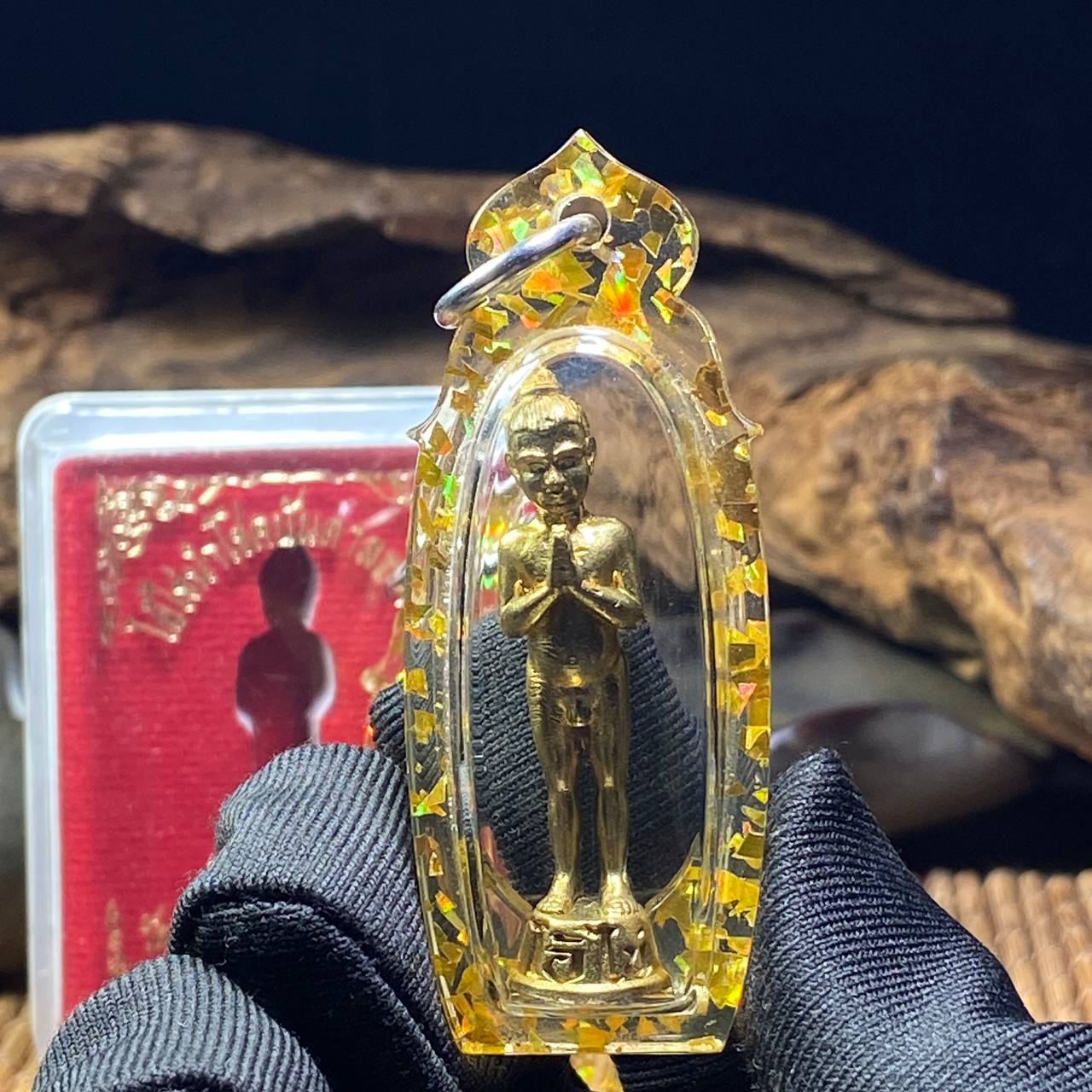 顯靈愛凱粒尊小金身｜護廟仙童愛凱自身牌 | SAN Pin Selection