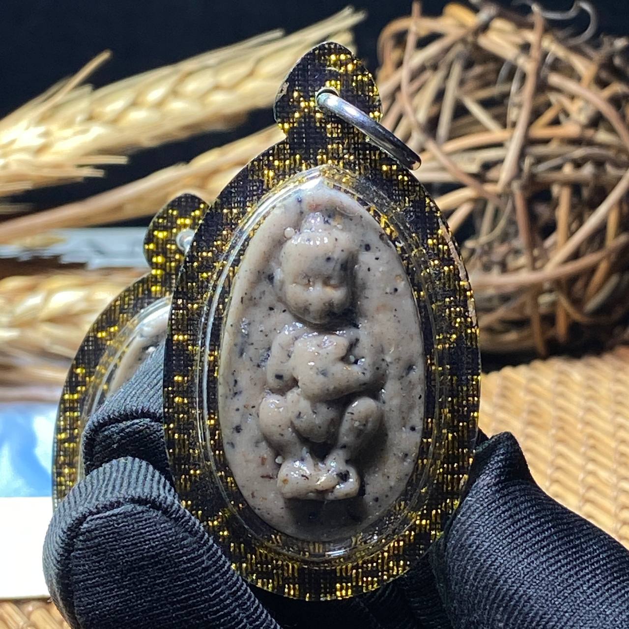 泰国北榄府阿赞沥早期碎石骨灰聚财路过古曼 | SAN Pin Selection