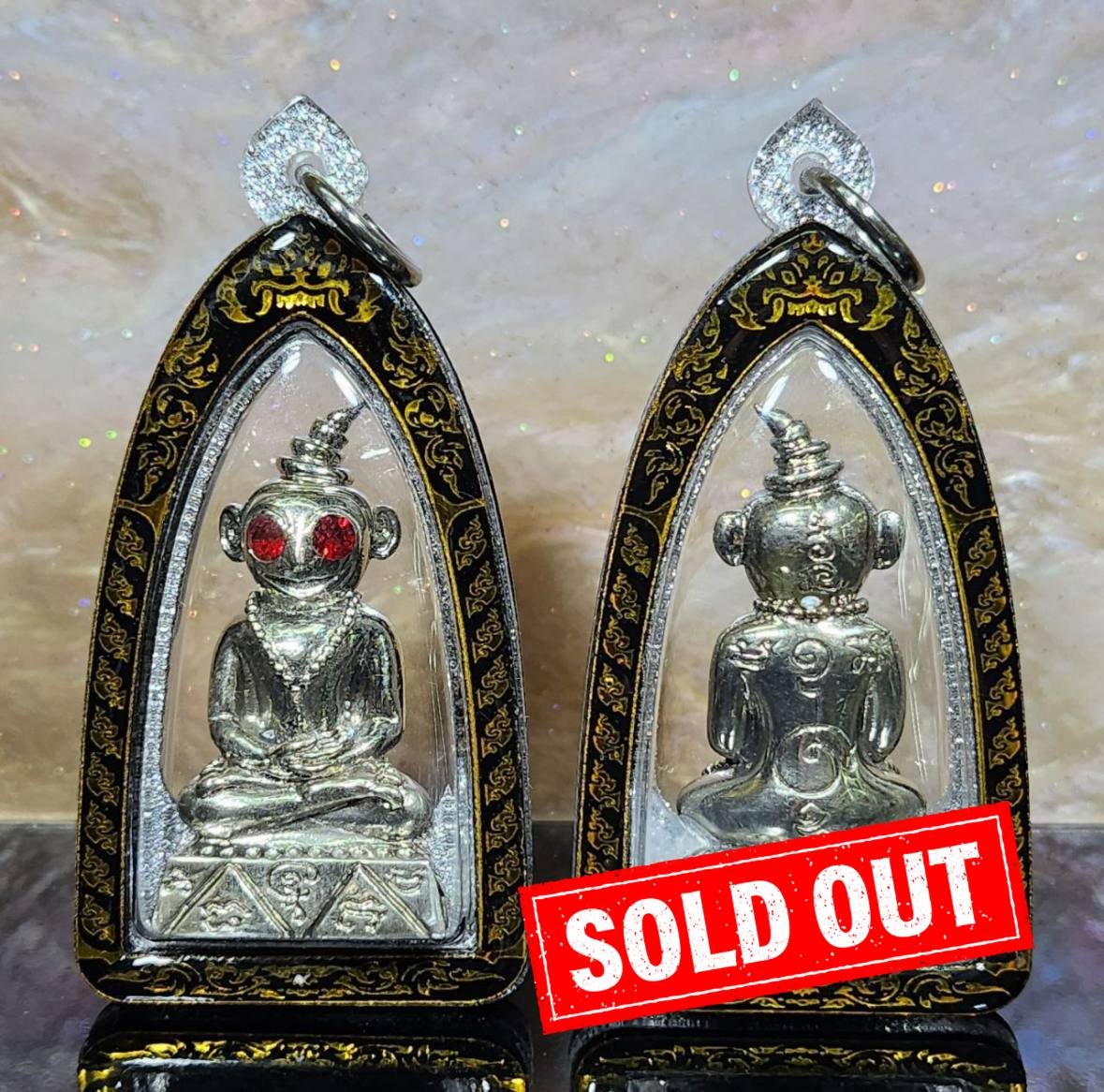 Jin Thai Fo Pai - KRUBA DET PHAYA NGANG CHAO SANAEH PHITSAWAT异性缘红眼帕罂（白铜）