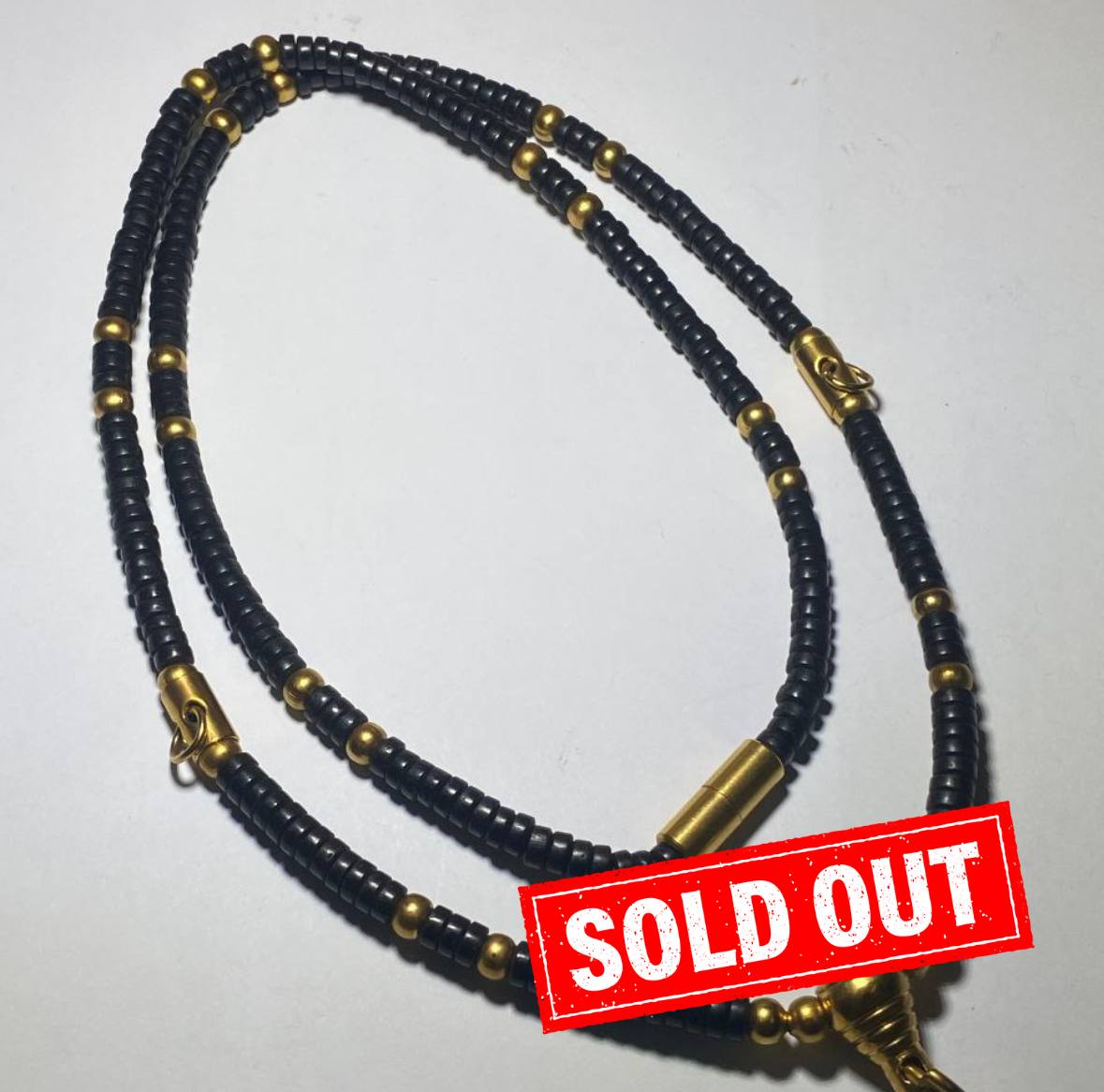 Jin Thai Fo Pai - 血色木雕佛牌链【3扣】