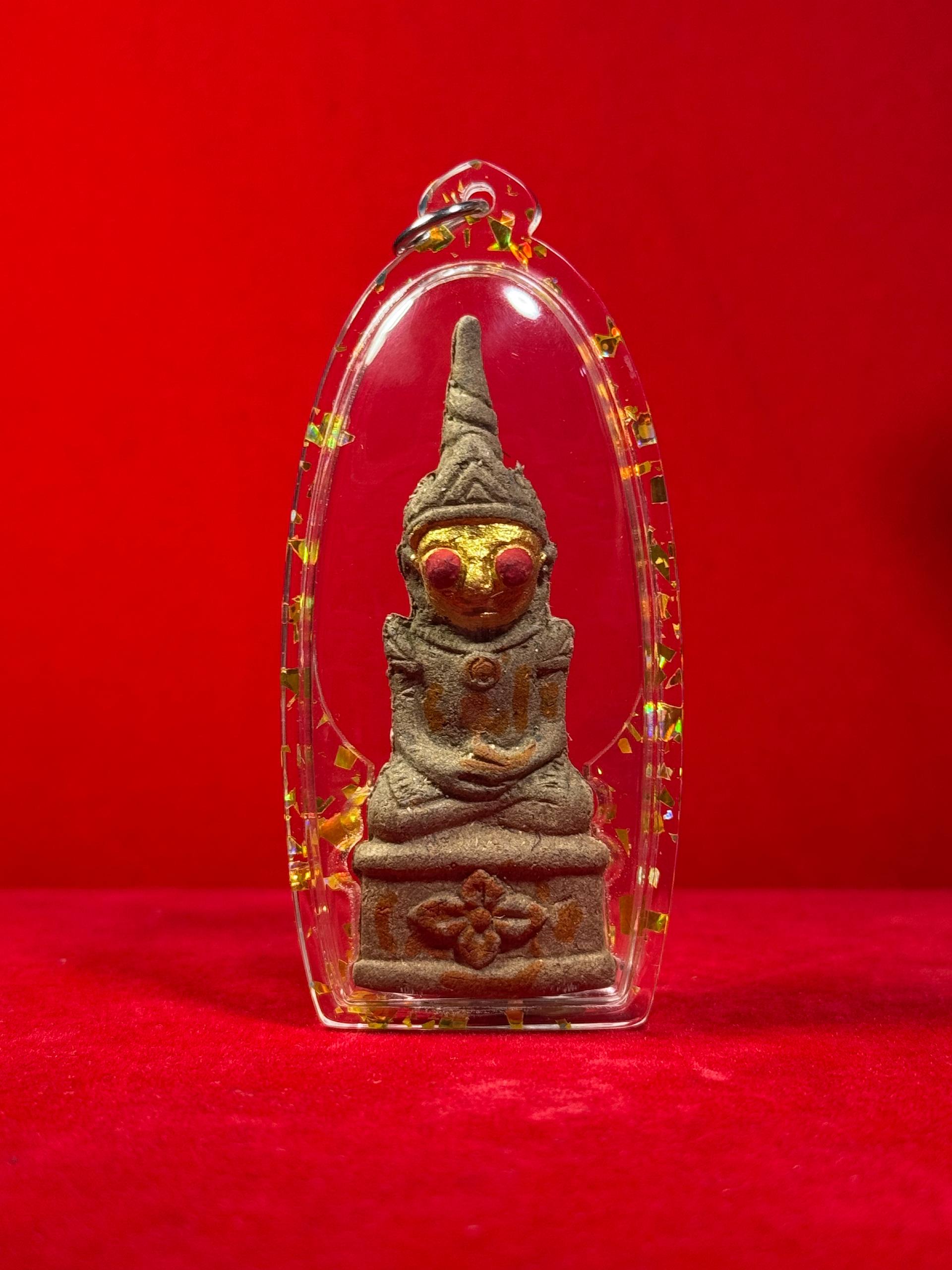 阿赞拜特别版金脸红眼二期老料G帕婴 | Jin Thai Fo Pai