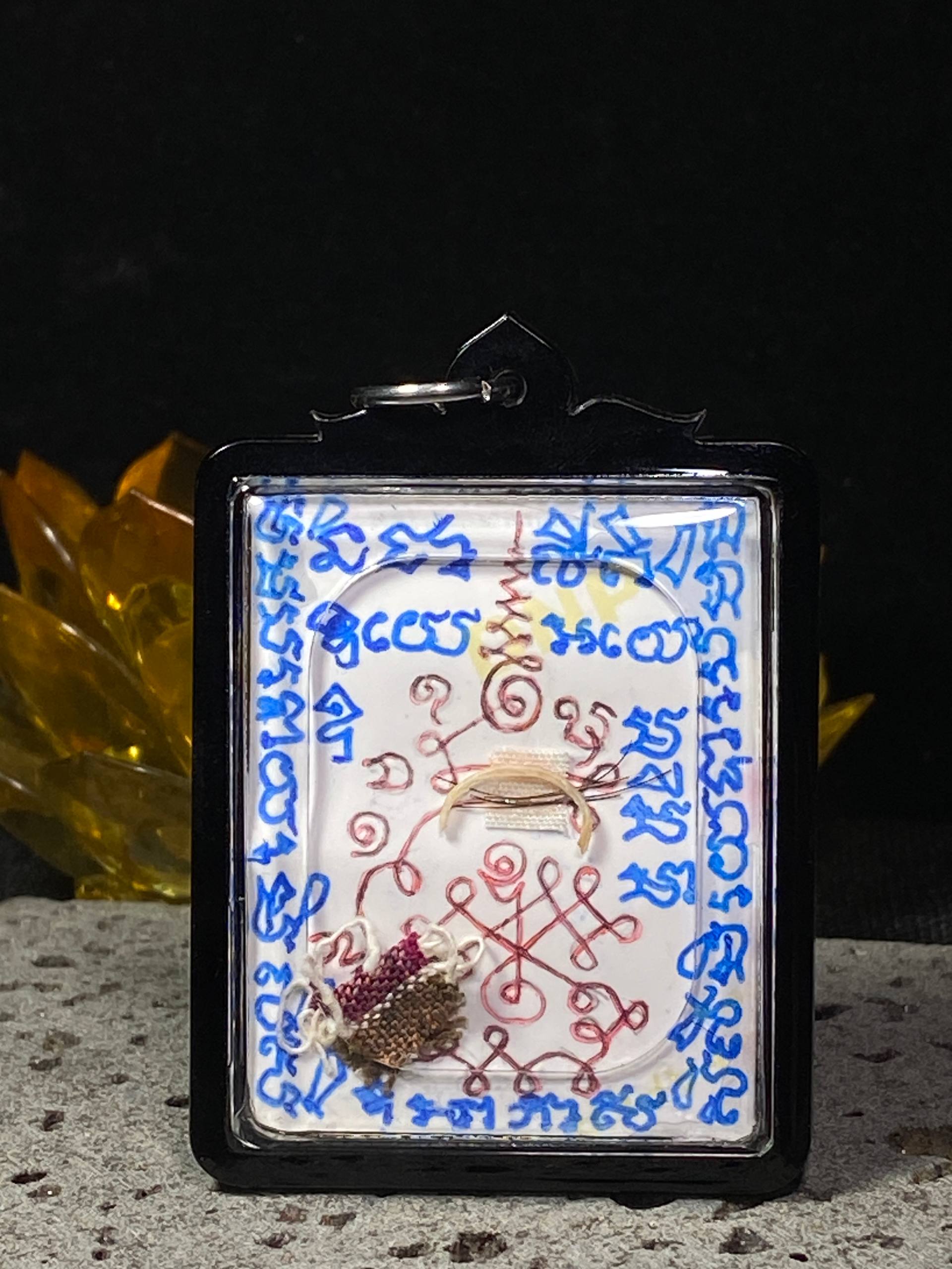 ARCHAN BOY啊贊拜自身法照背面祖師印（现物实拍） | Jin Thai Fo Pai