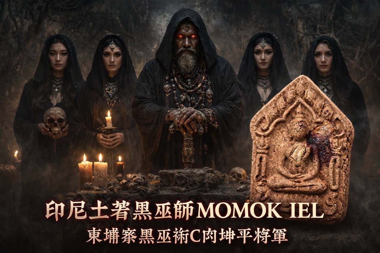 印尼土著Jiang头巫师 Momok Iel 柬埔寨黑巫术C肉Khunpean将军 顶级禁忌版 · 收藏等级圣物  | Jin Thai Fo Pai