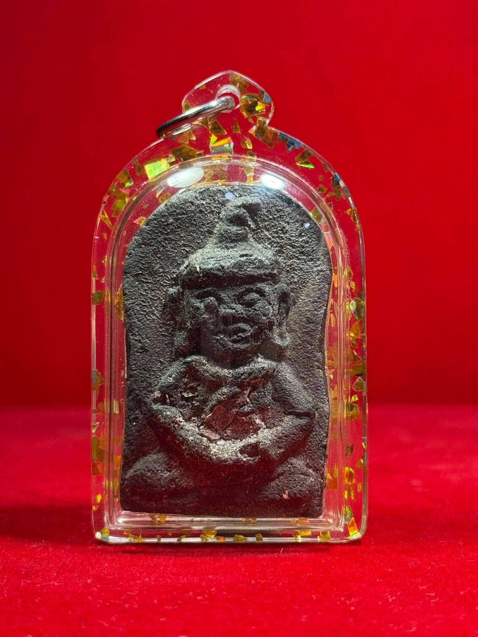 Jin Thai Fo Pai - 龙婆Somchai 瓦丹桂安寺 早期粉质版 Phraya Ngang(现物实拍）