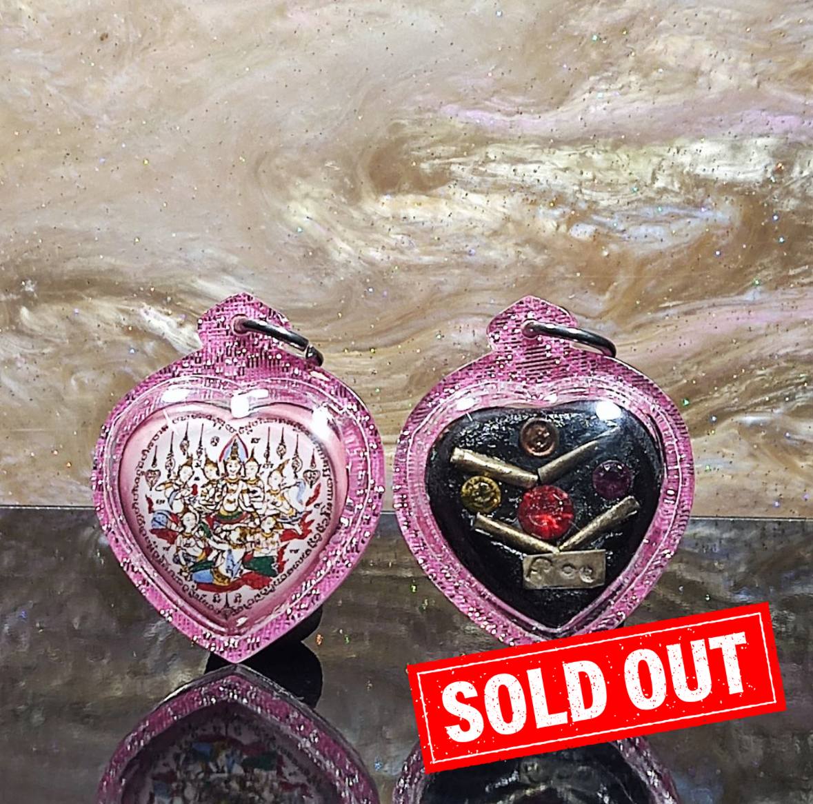 Jin Thai Fo Pai - LP INN龙婆INN魅力爱神（心形透明防水壳）
