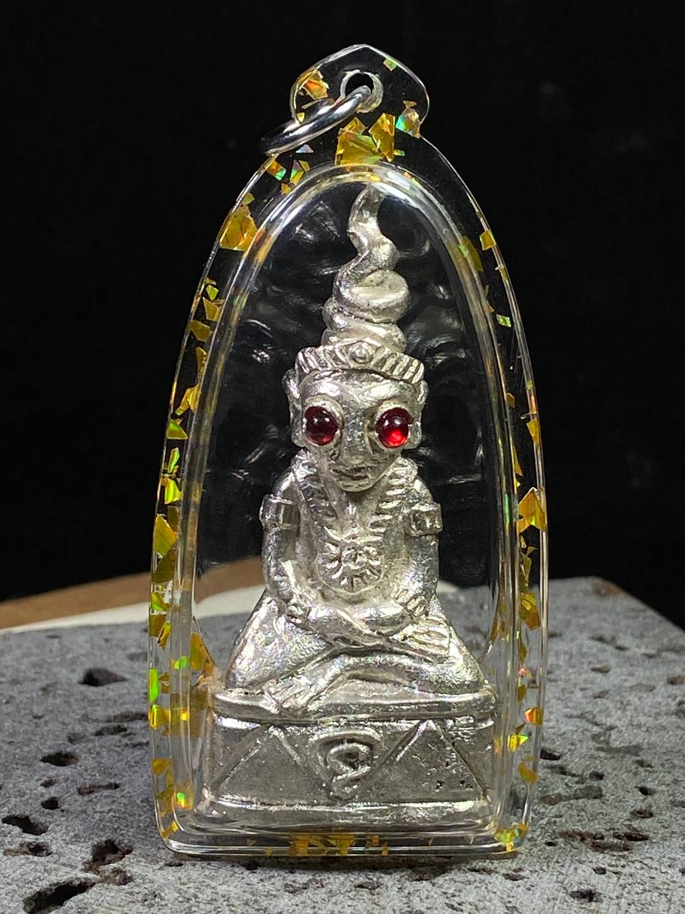 Jin Thai Fo Pai - 高級版本PRAIYA NGANG MAFIA YAI”帕罂大佬-純銀材質，全球仅限量督造20尊 （独立编号VIP4号）现物实拍