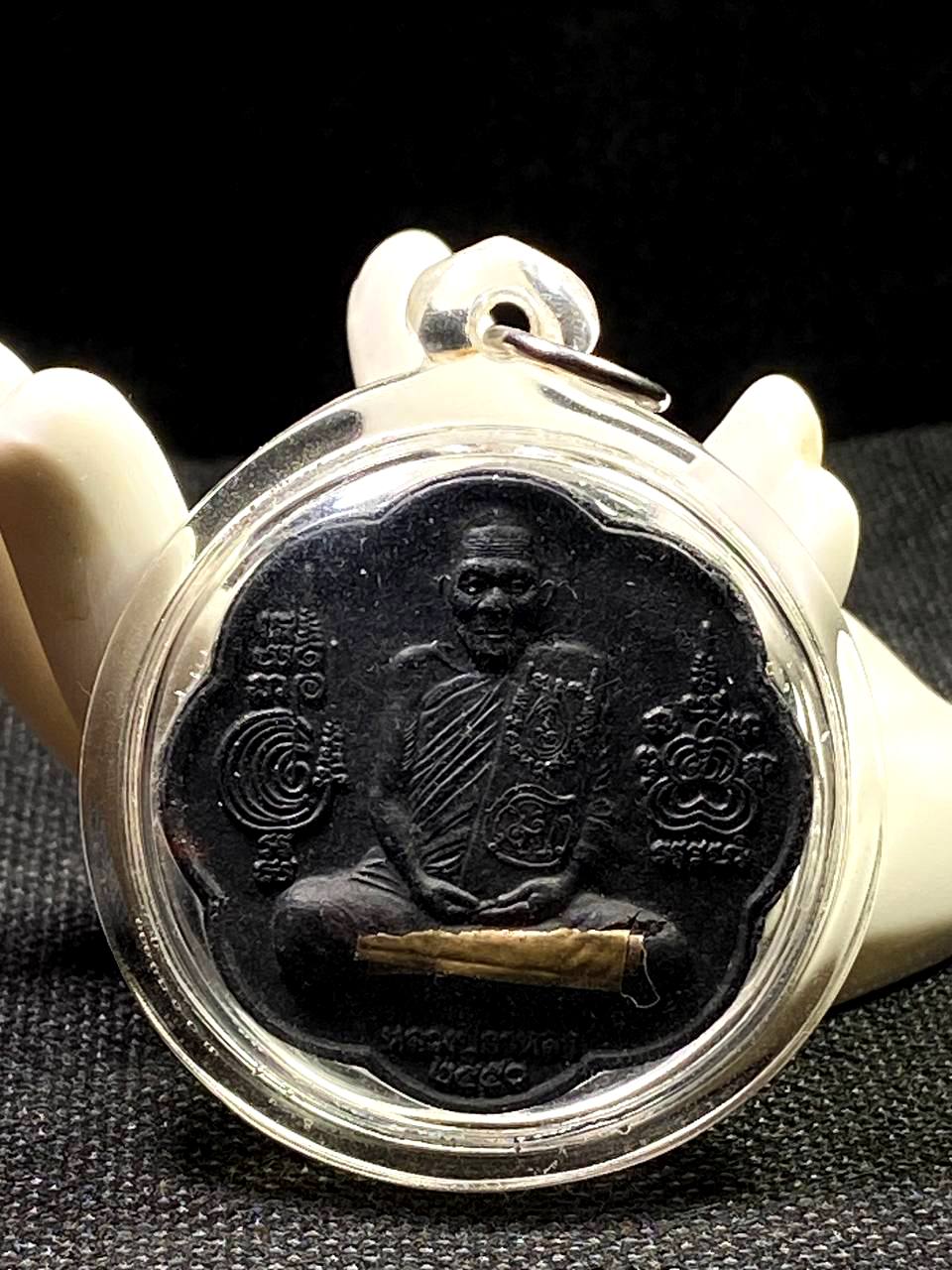 龙婆卡隆符球自身粉牌 Luang Por Kalong | Jin Thai Fo Pai