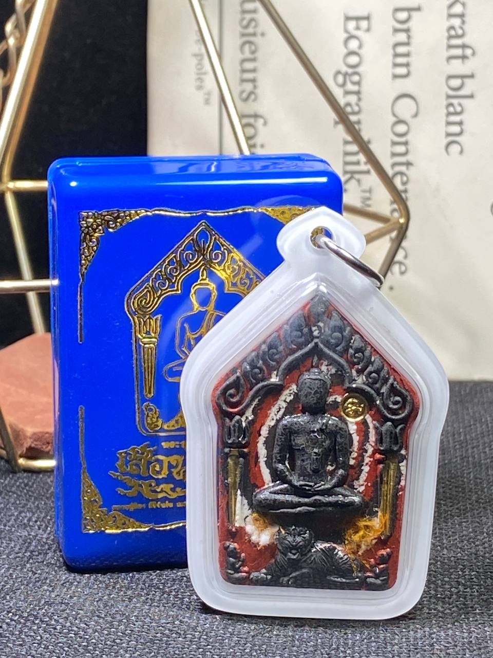 Jin Thai Fo Pai - Khun Paen Tiger（Nam Lerk 高级版）— LP Mahasila & Ajarn Boo | B.E.256x（实物拍摄）