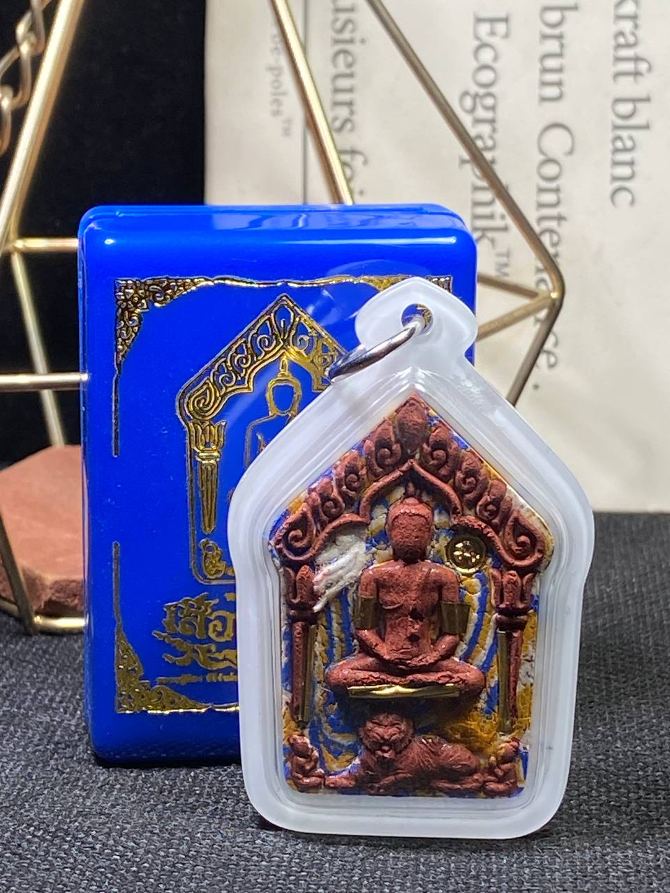 Jin Thai Fo Pai - Khun Paen Tiger（Nam Lerk 高级版）— LP Mahasila & Ajarn Boo | B.E.256x（实物拍摄）