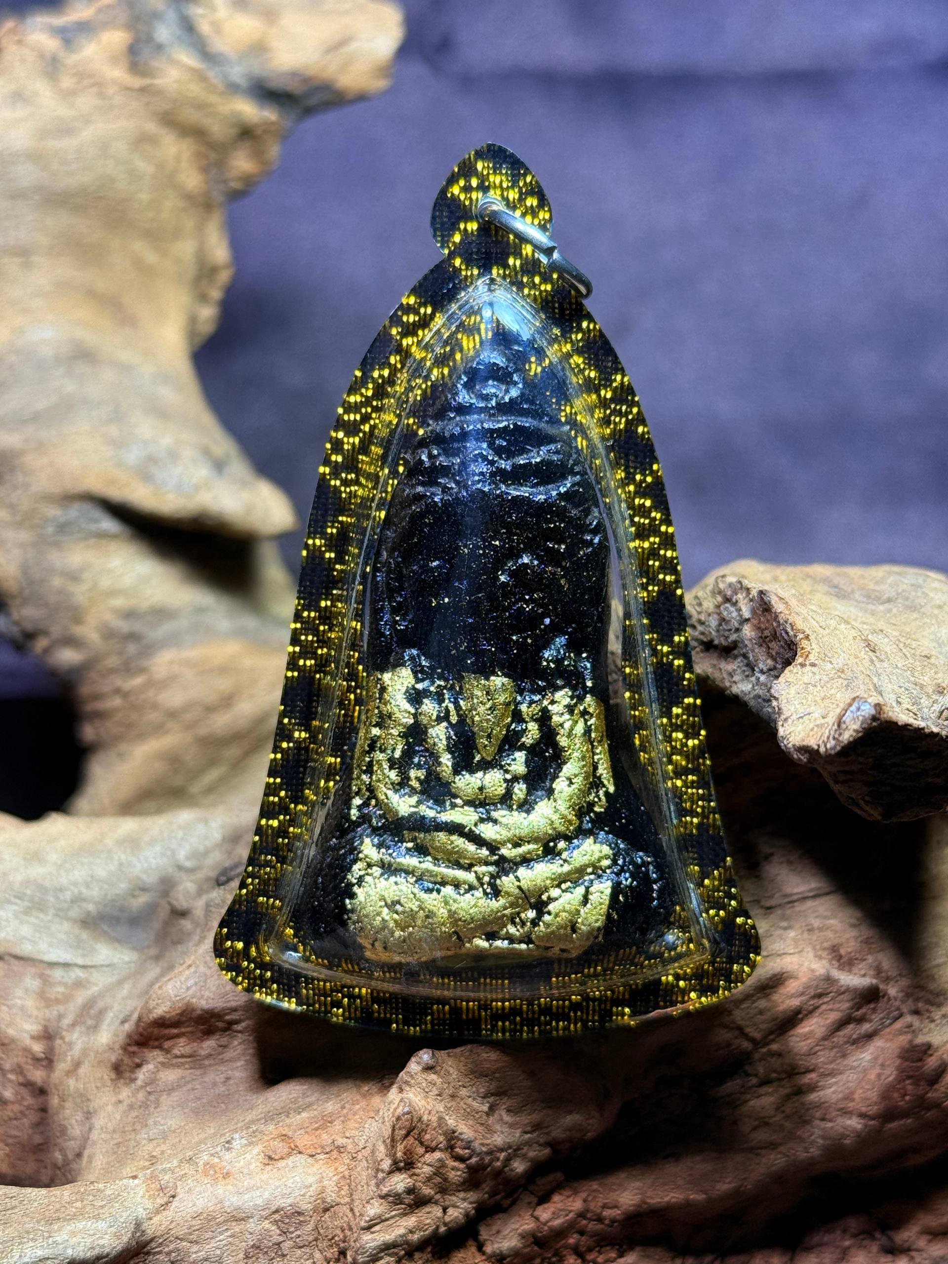 Jin Thai Fo Pai - ARCHAN RICH阿赞沥纯手工模鲁士（黑金色亚克力防水壳）
