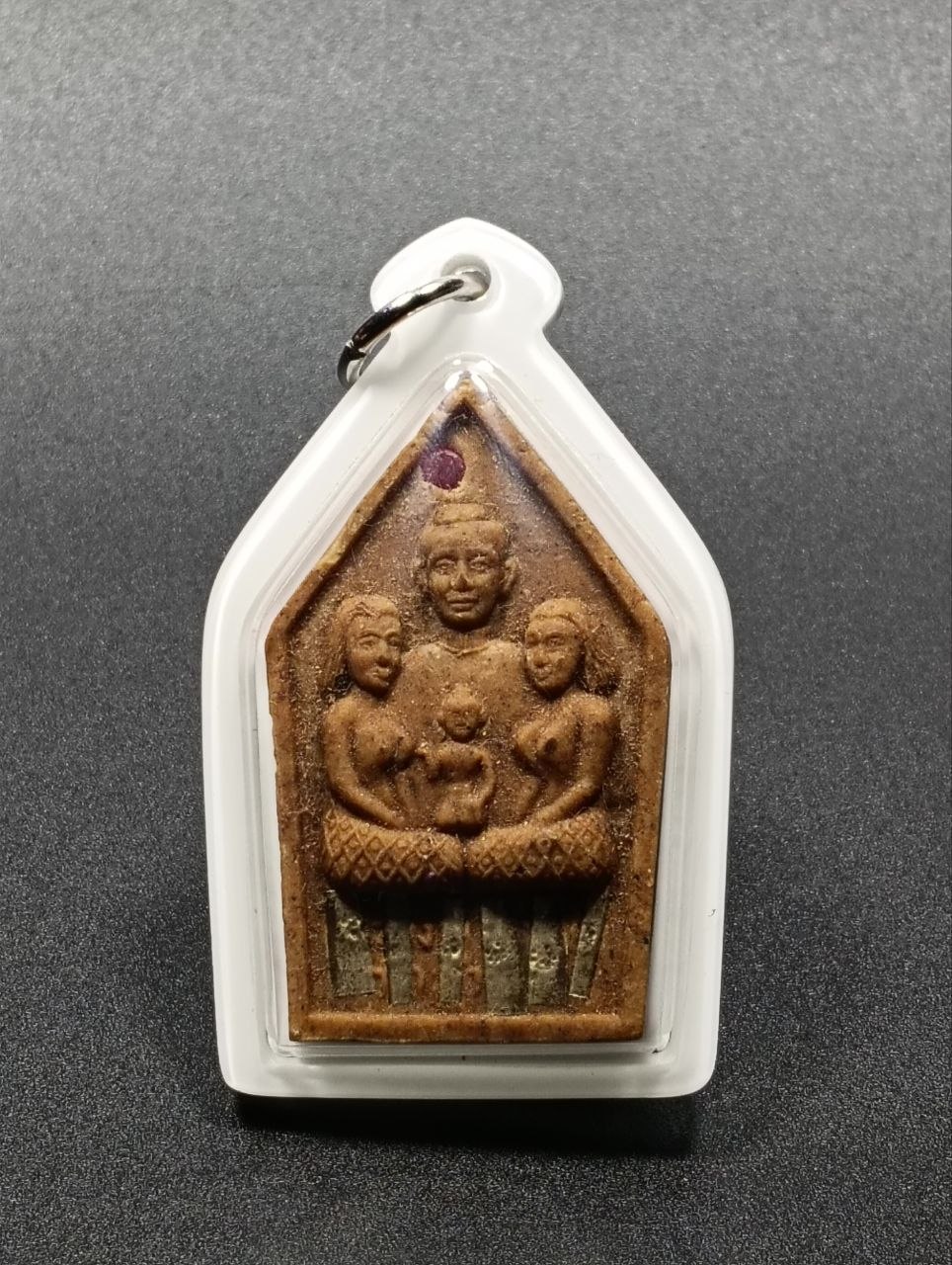 龙婆Van Kai 坤平佛牌（头帮｜9支银符管）  
Wat Ampil｜B.E.2545 | SAN Pin Selection