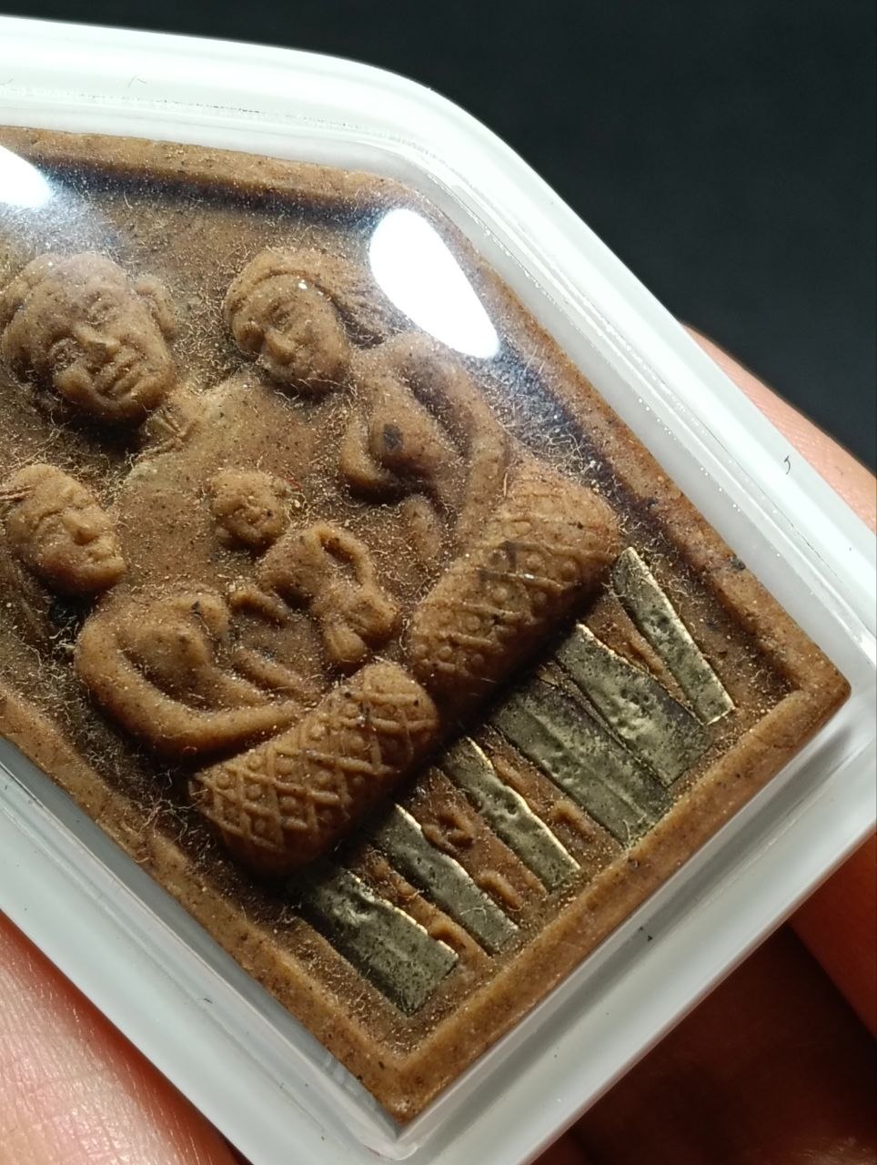 龙婆Van Kai 坤平佛牌（头帮｜9支银符管）  
Wat Ampil｜B.E.2545 | SAN Pin Selection