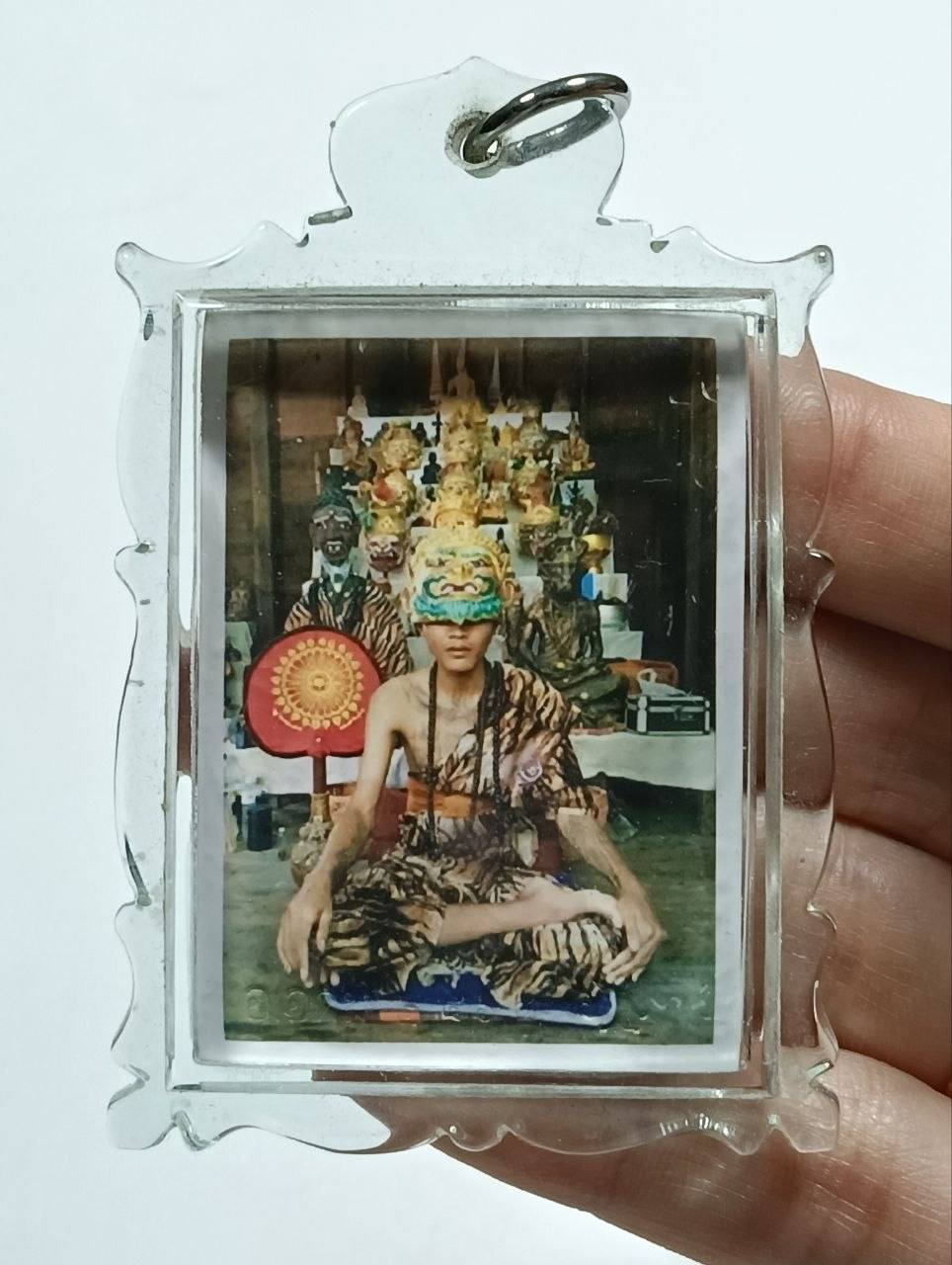 阿赞拜早期自身法照（手绘掩面必达经文版） | Jin Thai Fo Pai