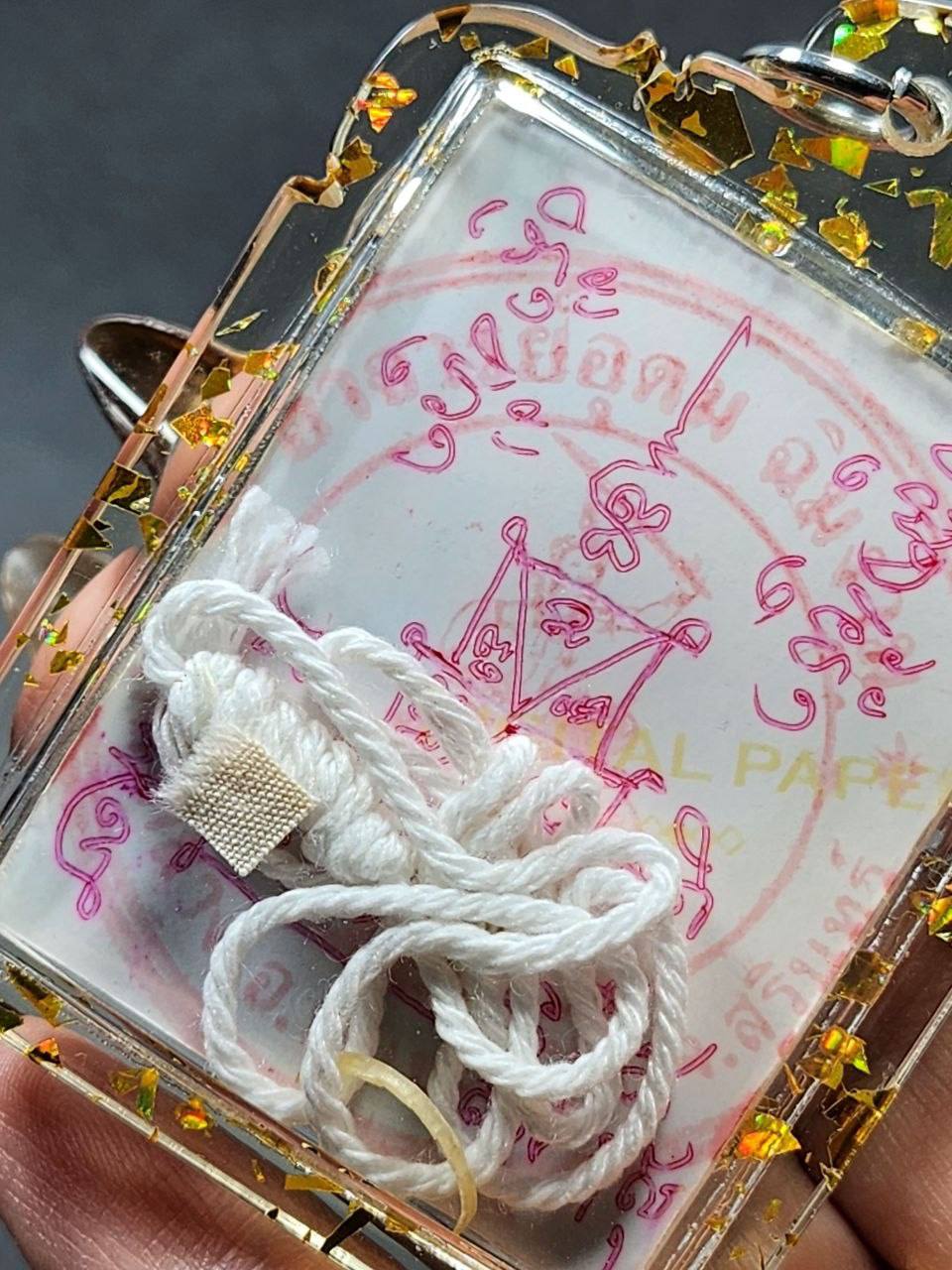 阿赞拜（阿赞Boy）第一期自身法照｜师傅手写师公法印符咒｜实物拍摄1 | Jin Thai Fo Pai