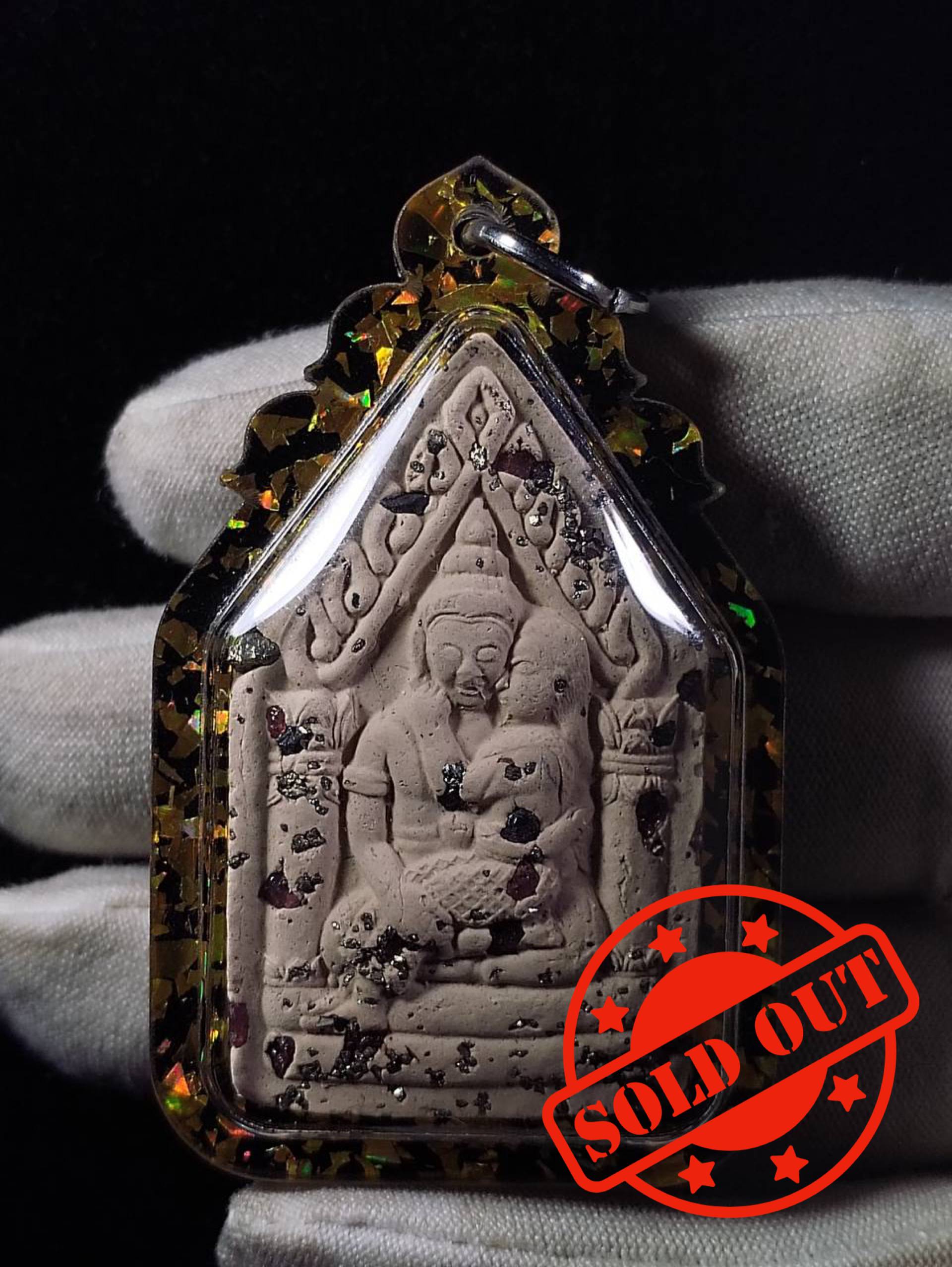 Jin Thai Fo Pai - ARCHAN LIEK阿赞烈圣粉料坤平抱妻牌