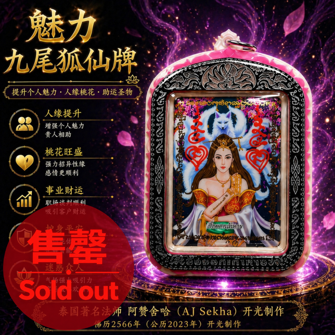 Jin Thai Fo Pai - ARCHAN SEKHA阿赞舍卡魅惑人心九尾狐仙（超级大模）
