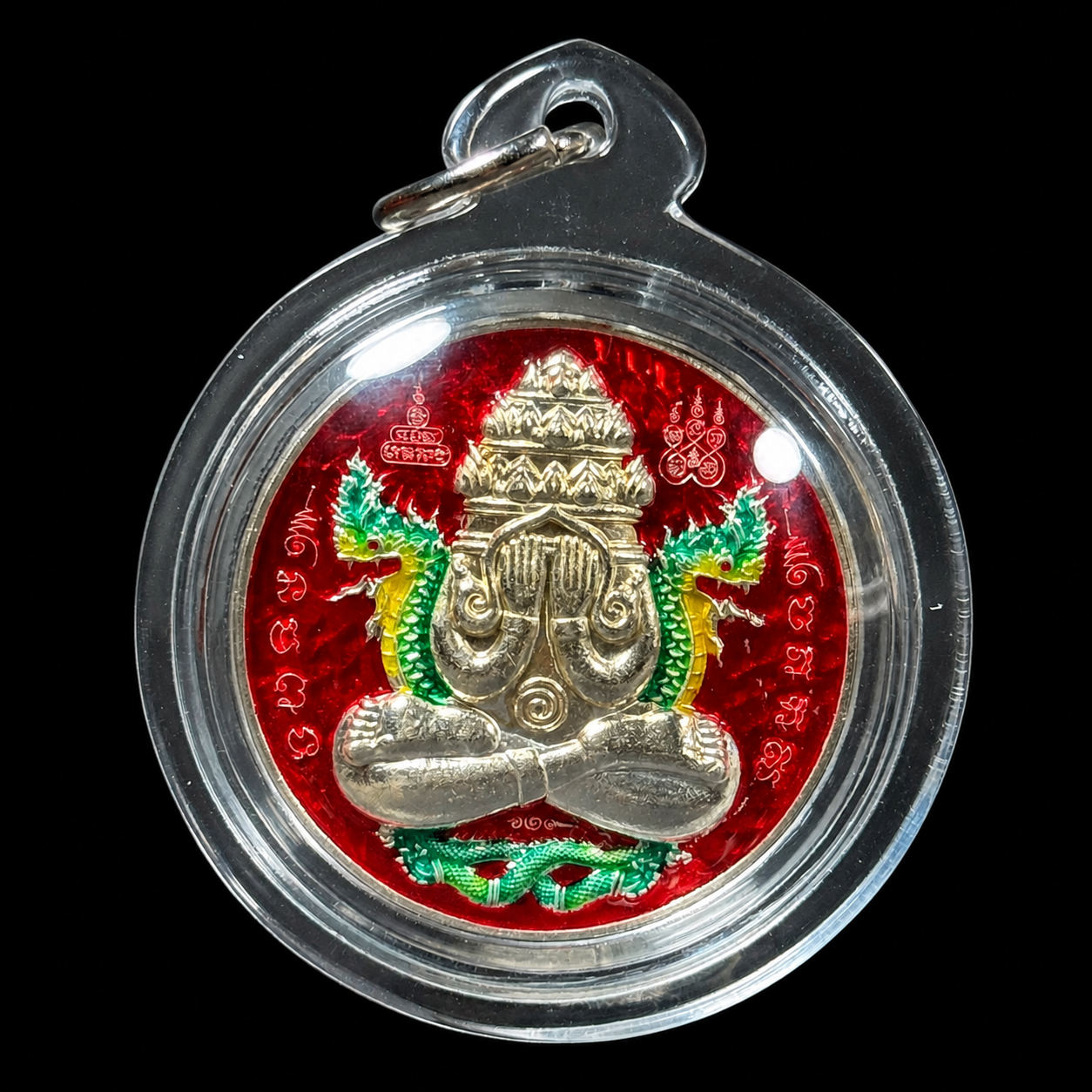 Rian Phra Pidta Phang Phrakan｜B.E.2567 掩面必达佛｜纯银龙牙材质｜现货实拍｜原装庙盒 | Jin Thai Fo Pai