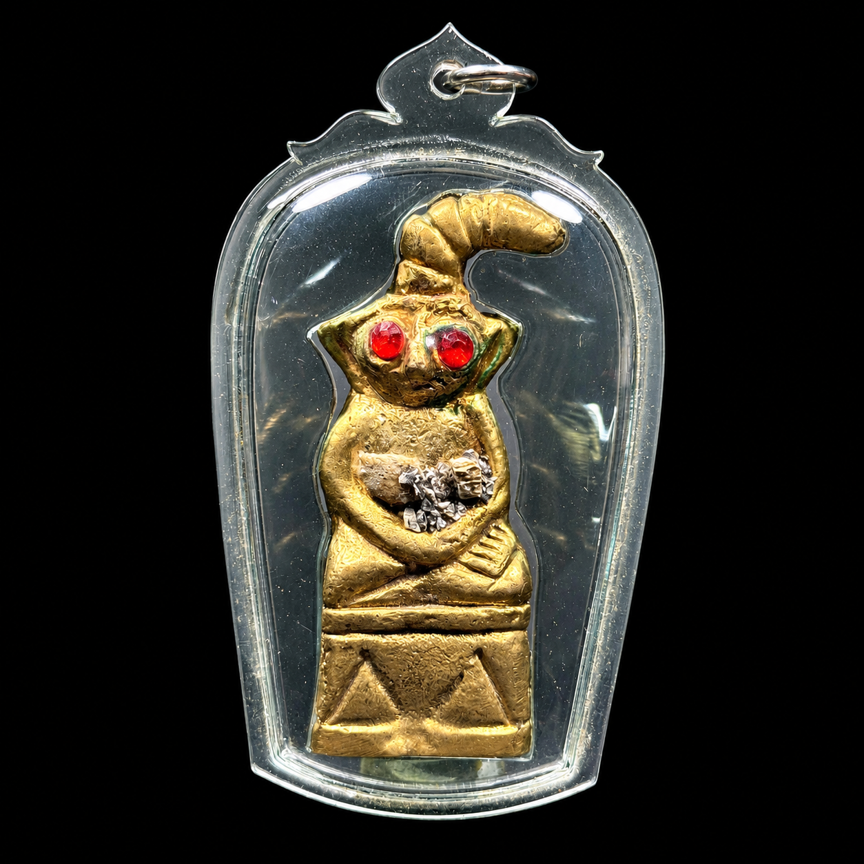 缅甸景栋AJARN MAHA KA｜阿赞玛哈嘎 重料红眼帕婴｜限量49尊｜现货实拍 | Jin Thai Fo Pai