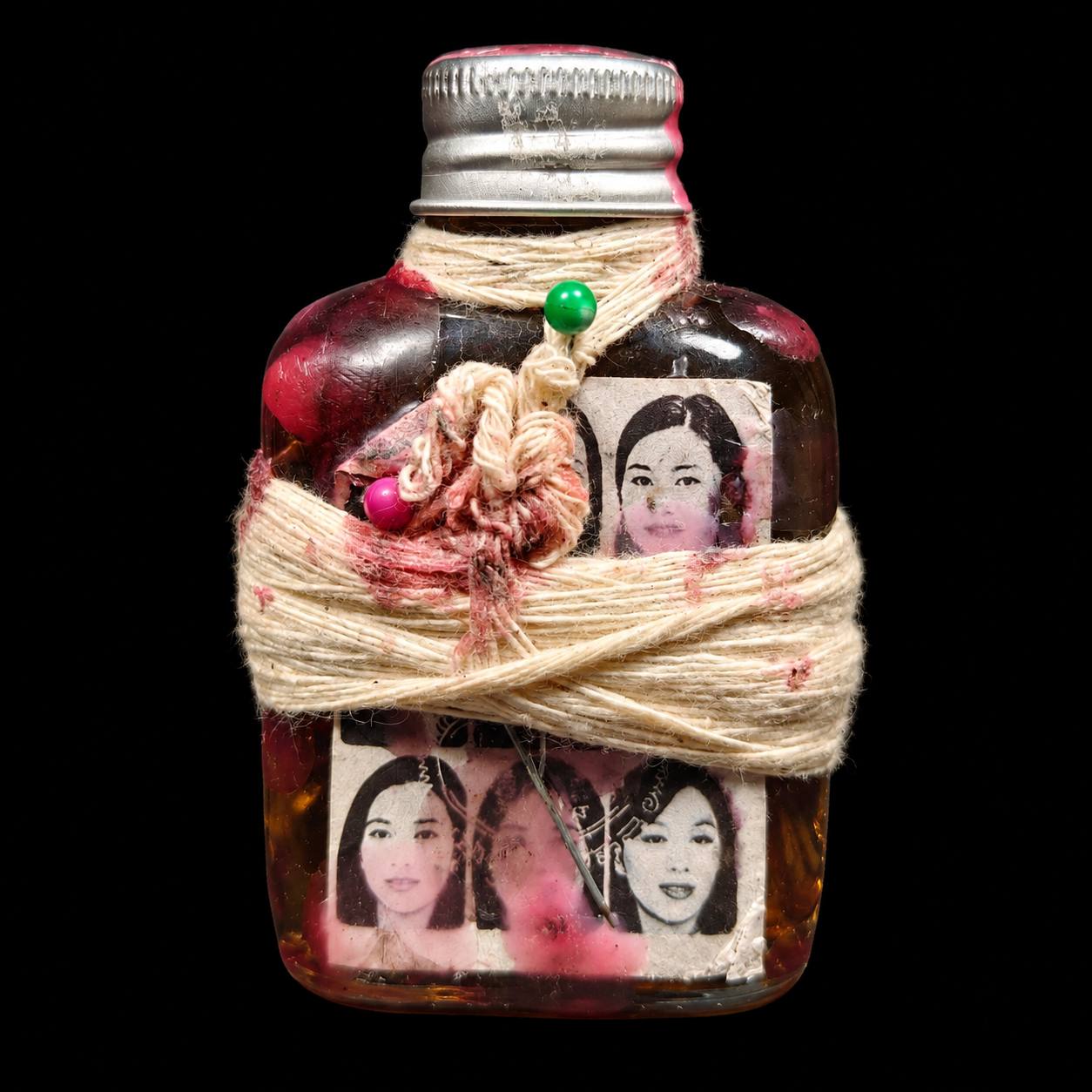 婆难剎拉等 Por Nan Salatan｜早期经典五女灵南曼派｜5 Nang Nam Man Phrai｜原装绑线·红色封蜡·五女图像 | Jin Thai Fo Pai