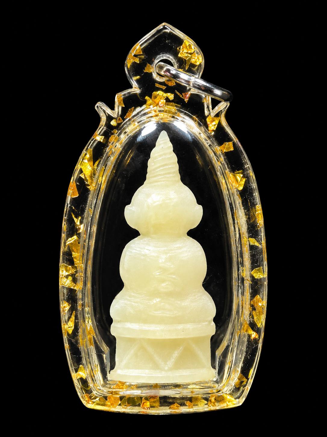 阿赞拜 ARCHAN BOY｜吸财帕罂｜特殊雕刻·背面圣发与法布·数月加持｜4.7cm × 2cm｜招财人缘·贵人护身 | Jin Thai Fo Pai