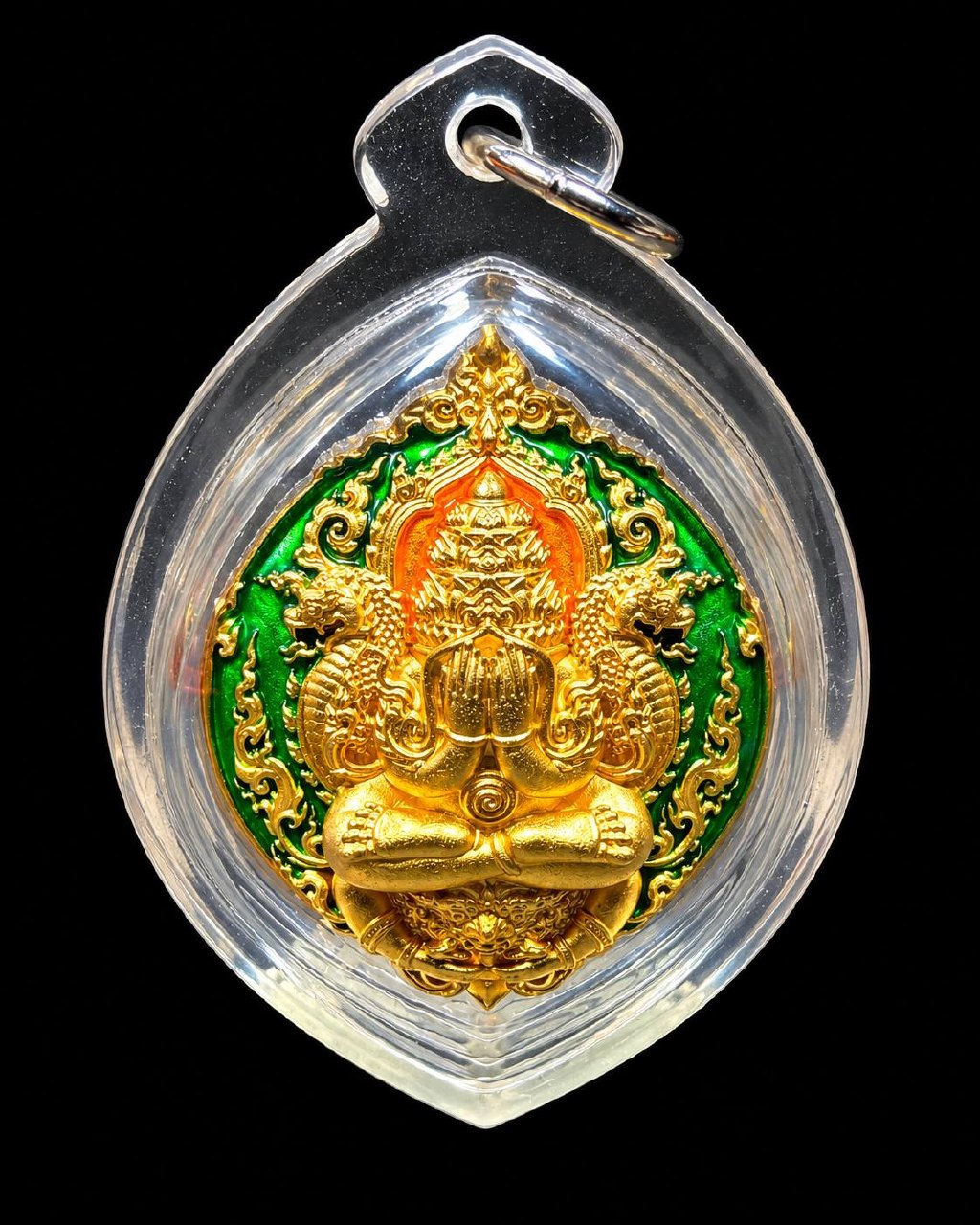 Phor Than Phon Pijit Tho｜佛历2568双尊合体泽度金×掩面必达佛｜Wat Bang Klau·泰南天卫守护限定版｜招财权势·聚财守财·贵人护身 | Jin Thai Fo Pai