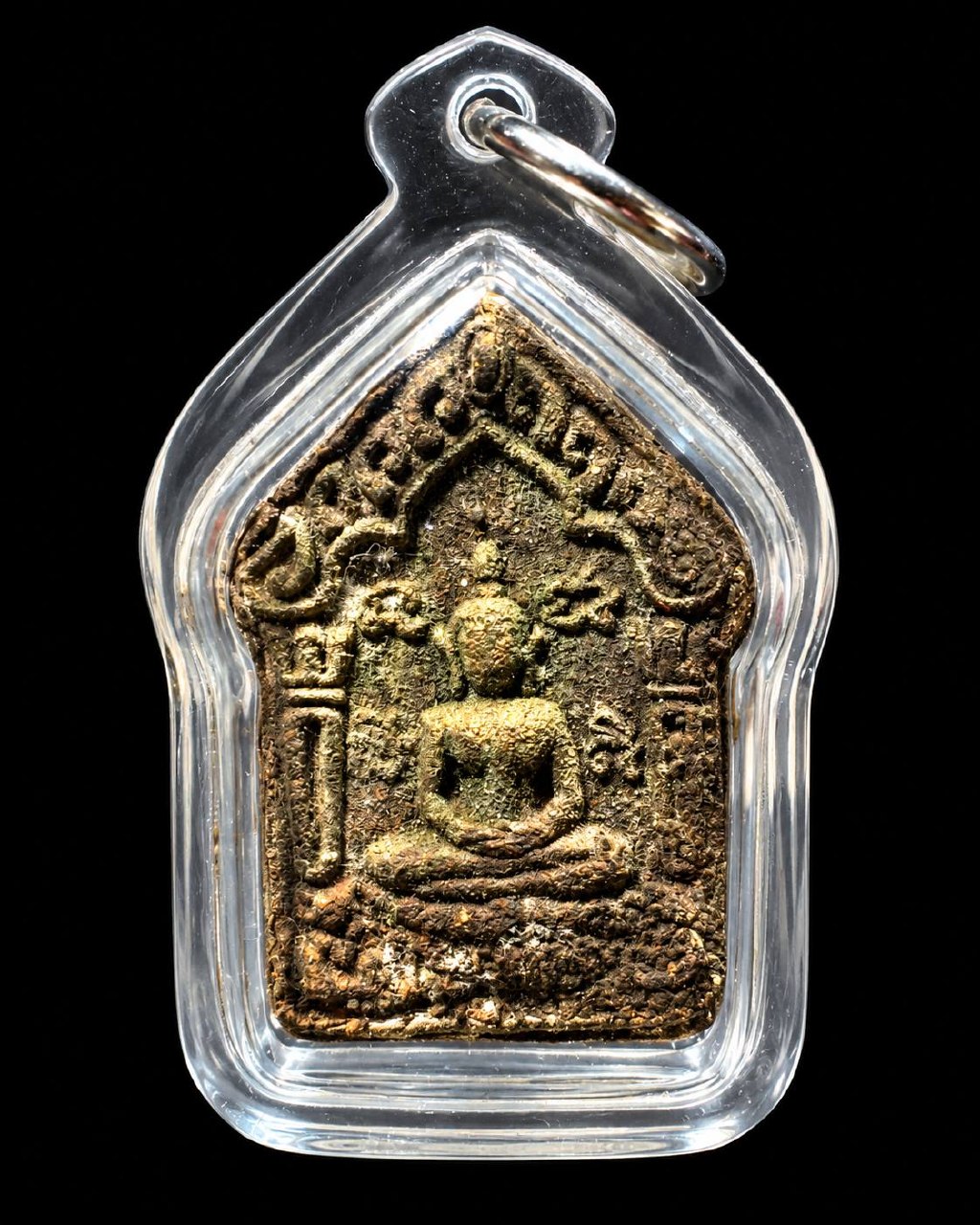 亚姆奶奶 Grandma Yaem｜佛历2560二期坤平派古曼｜富足圆满模 Udom Somboon｜老药草·特殊圣油·派古曼圣粉·背面手工埋料 | Jin Thai Fo Pai
